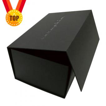 Black Cardboard Flat Pack Storage Packaging Boxes