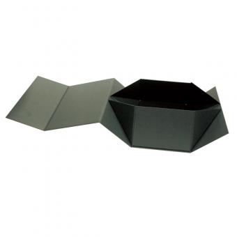 Classy Black Box With Magnetic Flap Closure