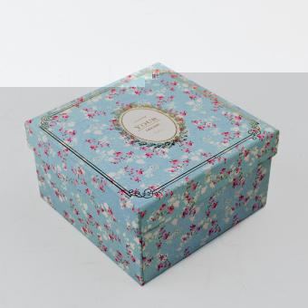 Flower Custom Logo Paper Bottom Box