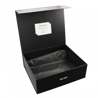 large black gift box with magnetic closure