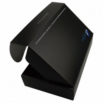 Custom Black  Electronic Products  Folding Shipping Boxes