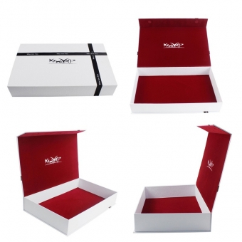 Large White Magnetic Keepsake Box