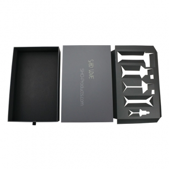 custom sliding gift drawer box packaging with ribbon puller