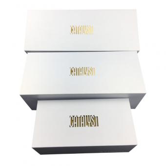 White Foldable Boxes With Lids