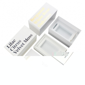 white matte packaging box