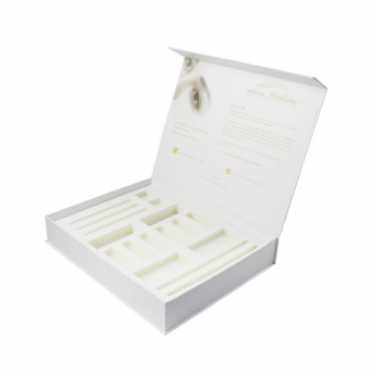 Cosmetic Eyelash White Cardboard Packaging Boxes