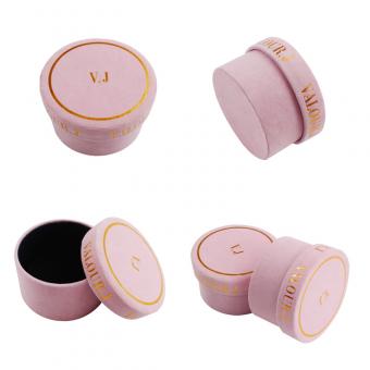 Mini Round Travel Jewellery Case