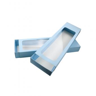 Soft Card Cover With Transparent Window Sliding Box