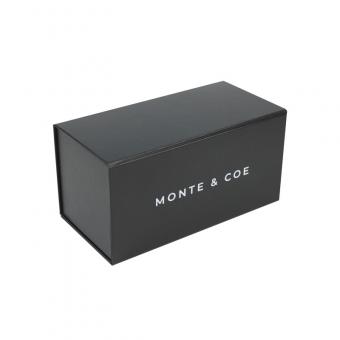 Black Rigid Square Box With Magnetic Closing Lid