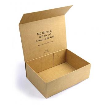 custom foldable box kraft paper