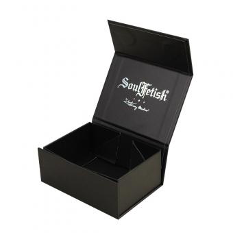 black gift cardboard box