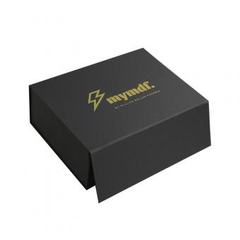 black gold foldable box