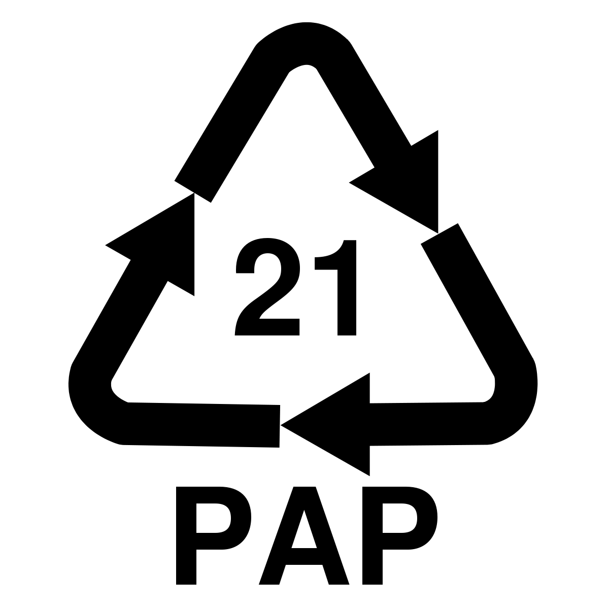 Did you know that our products are marked with the PAP 21 symbol?