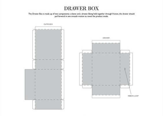 drawer style gift box